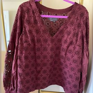 Anthropologie Eyelet Blouse | EUC